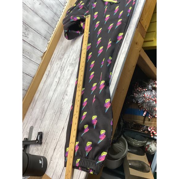 Conspiracy by Wesc Men's Lightning Flash Print All Over Print Joggers Size XXL - Picture 4 of 5